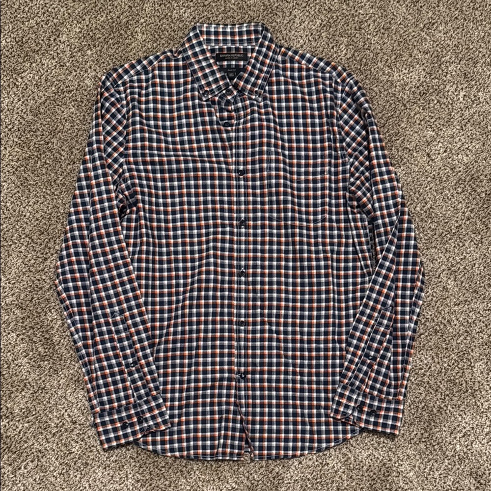 Men's Banana Republic Checkered Shirt